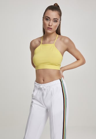 Urban Classics Top in Yellow: front