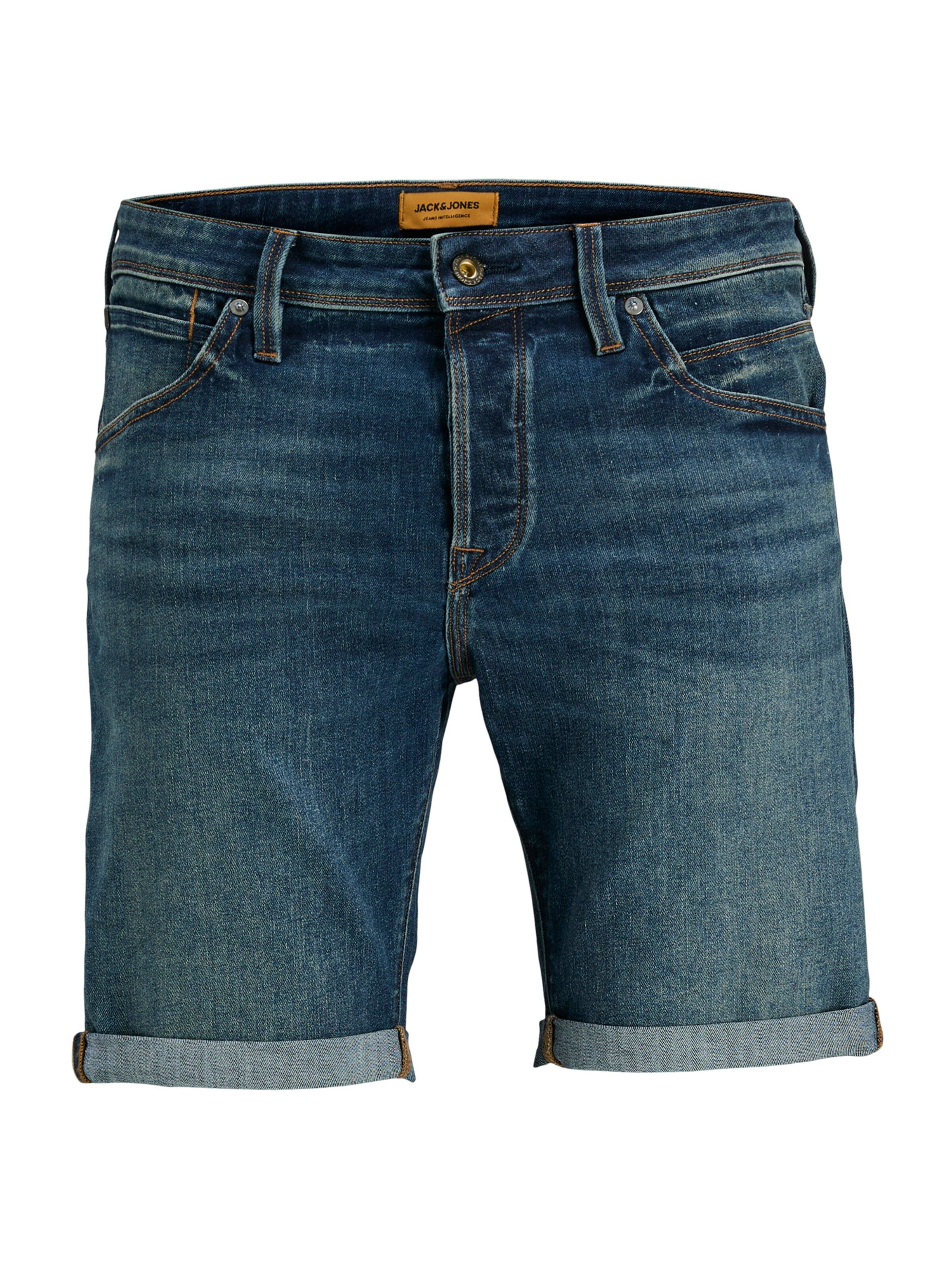 JACK & JONES Slimfit Farkut 'JWHRICK JJFOX' värissä sininen: etupuoli