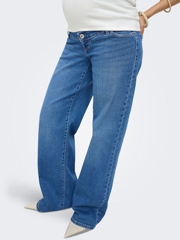 Only Maternity Wide leg Jeans in Blauw