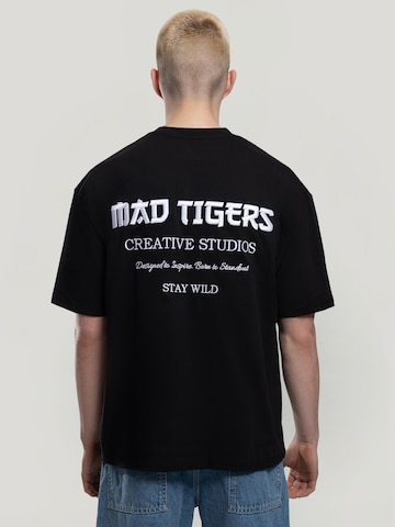 MAD TIGERS Shirt 'Creative Studios' in Zwart