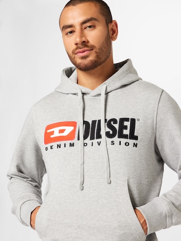 DIESEL Sweatshirt 'Ginn' in Grey