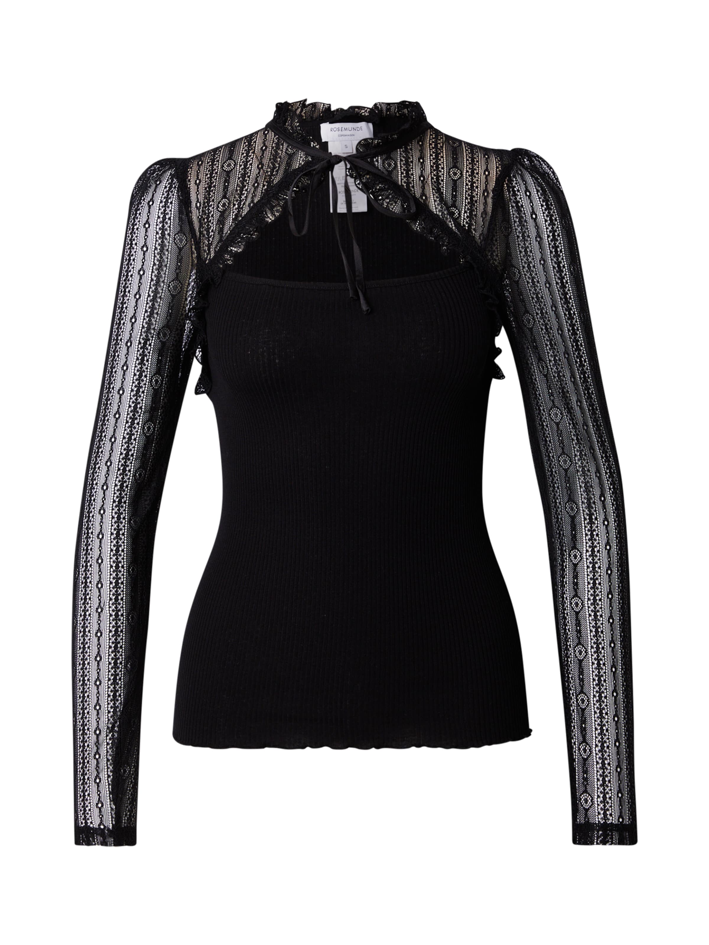 Chemisier 'Beatha' rosemunde en noir : devant