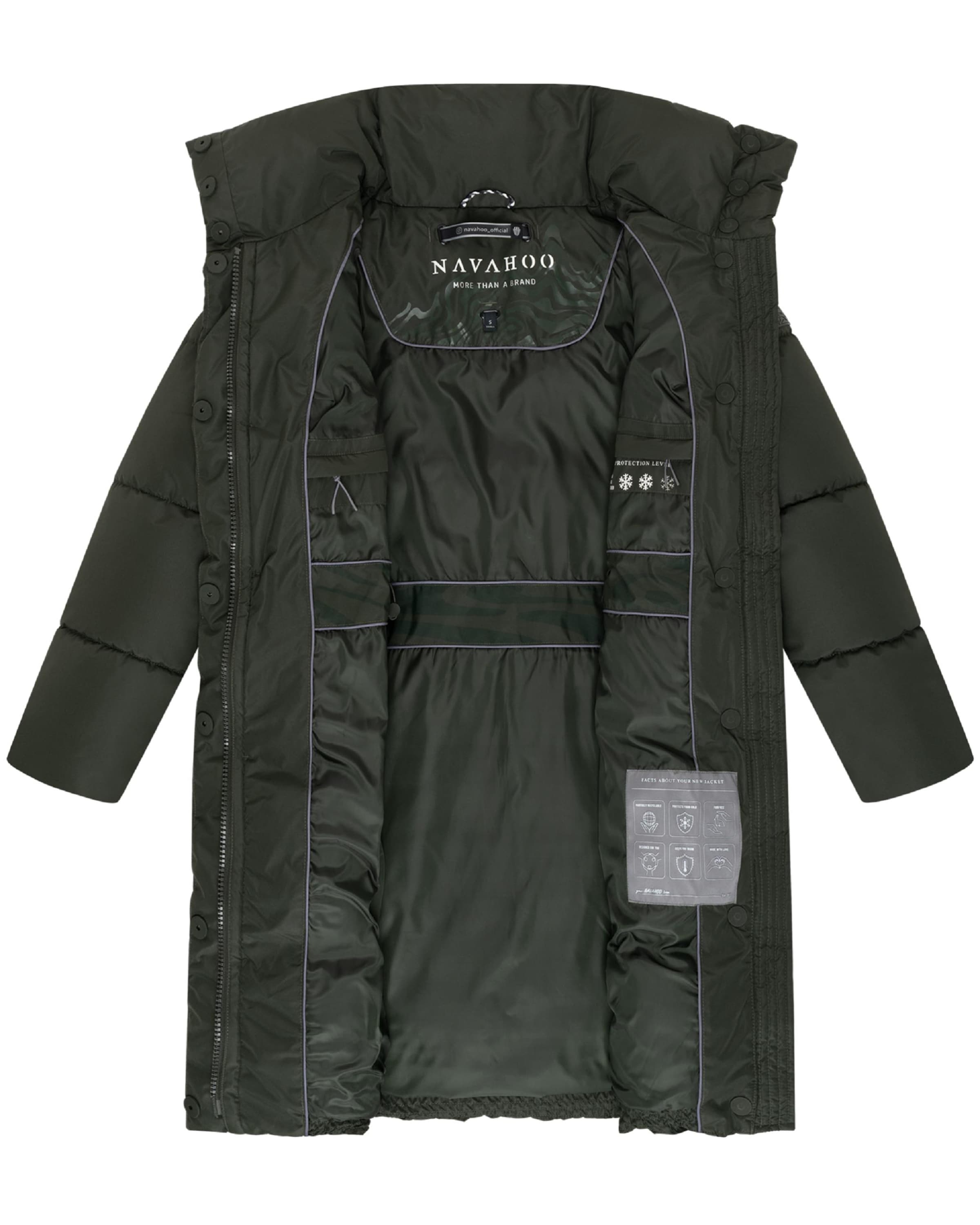 NAVAHOO Télikabátok 'Wolkenkuss 14' - zöld