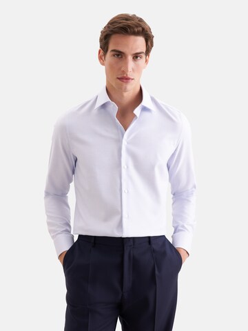 Coupe regular Chemise business SEIDENSTICKER en bleu