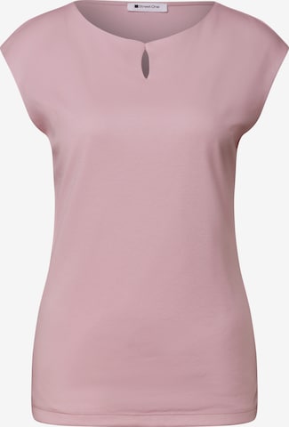 STREET ONE Shirt in Pink: front