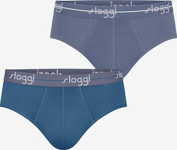 Slip ' Blue Start ' SLOGGI en bleu : devant