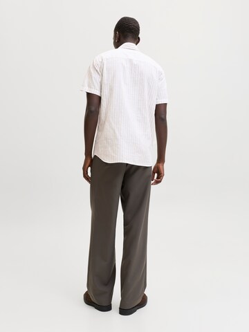 JACK & JONES Comfort fit Button Up Shirt in White
