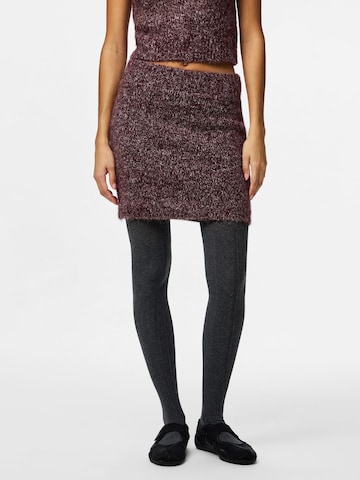 Jupe 'PCSOFTCRUSH' PIECES en rouge : devant