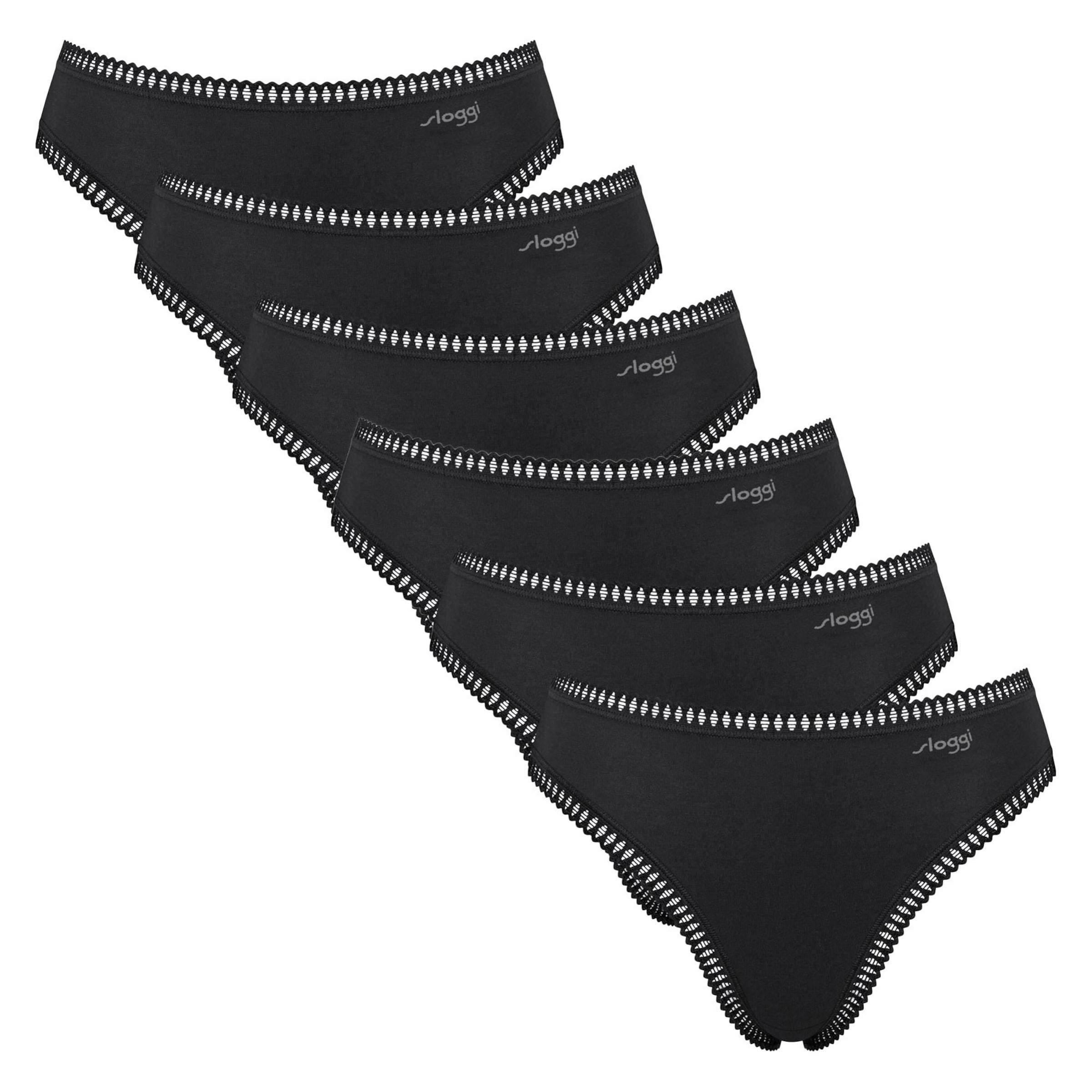 SLOGGI Slip in Black: front