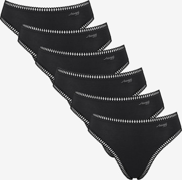 Slip di SLOGGI in nero: frontale