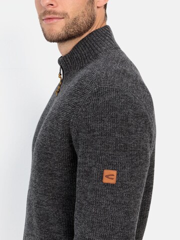CAMEL ACTIVE Gebreid vest in Zwart