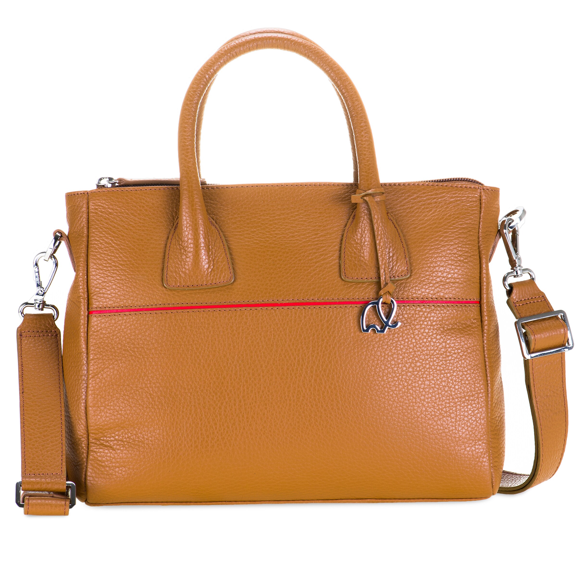 mywalit Handtas in Bruin: voorkant