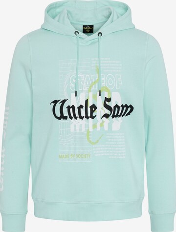 UNCLE SAM Sweatshirt in Blue: front