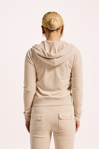 Juicy Couture Sweatjacke 'ROBERTSON HOODIE GOLD' in Beige