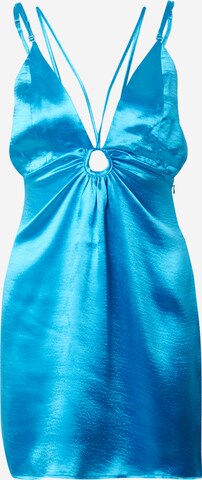 Robe de cocktail Nasty Gal en bleu : devant