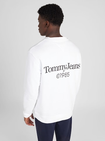 Tommy Jeans Sweatshirt in Weiß: predná strana