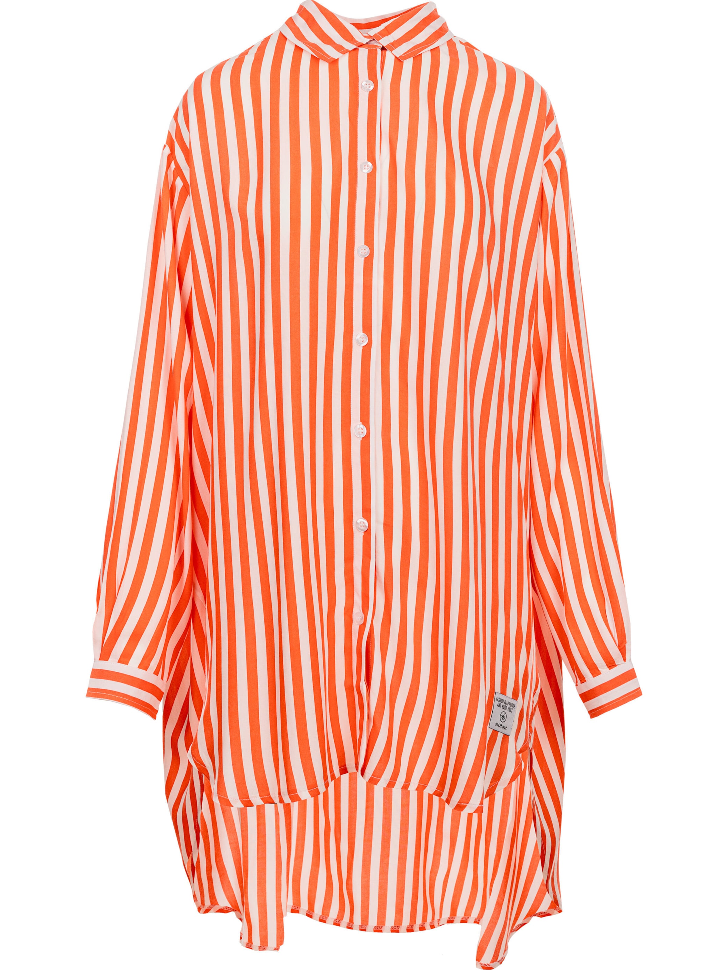 Robe-chemise 'Kalf' salzhaut en orange : devant