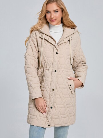 Funk since 1776 Between-Seasons Coat in Beige: front