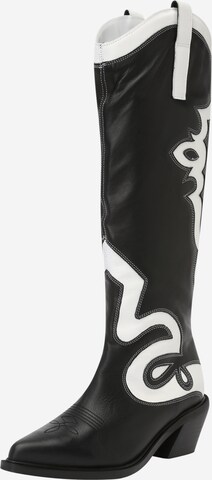 Alohas Kovbojské boty 'Mount Dallas' – černá: přední strana