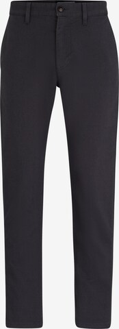 BOSS Regular Chino Pants in Black: front