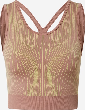 NIKE - Top desportivo em rosa: frente