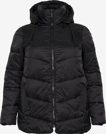 Veste d’hiver 'KCSusanna' KAFFE CURVE en noir : devant