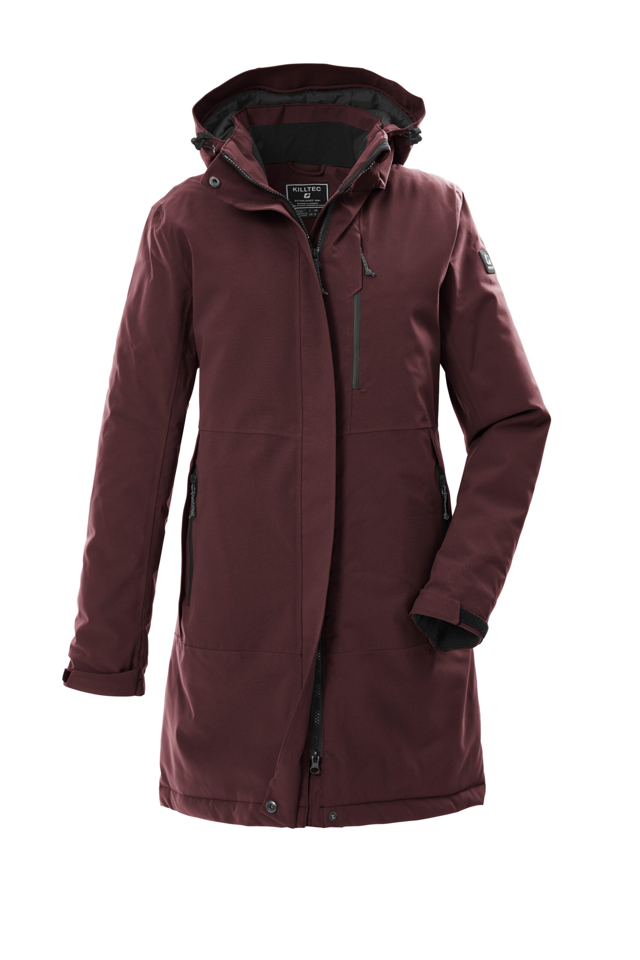 KILLTEC Outdoor Jacket in Brown: front