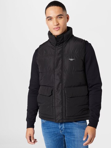 JACK & JONES Vest 'Sence', värv must: eest vaates