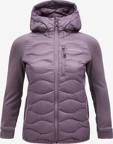 PEAK PERFORMANCE Outdoor Jacket in Purple: front