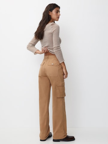 Regular Jeans cargo Pull&Bear en marron