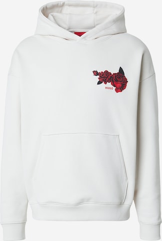 HUGO Bluzka sportowa 'Dagethood' w kolorze beżowy: przód