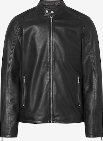 Veste mi-saison Bolongaro Trevor en noir : devant