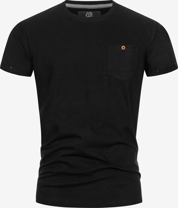 T-Shirt 'Jon' INDICODE JEANS en noir : devant