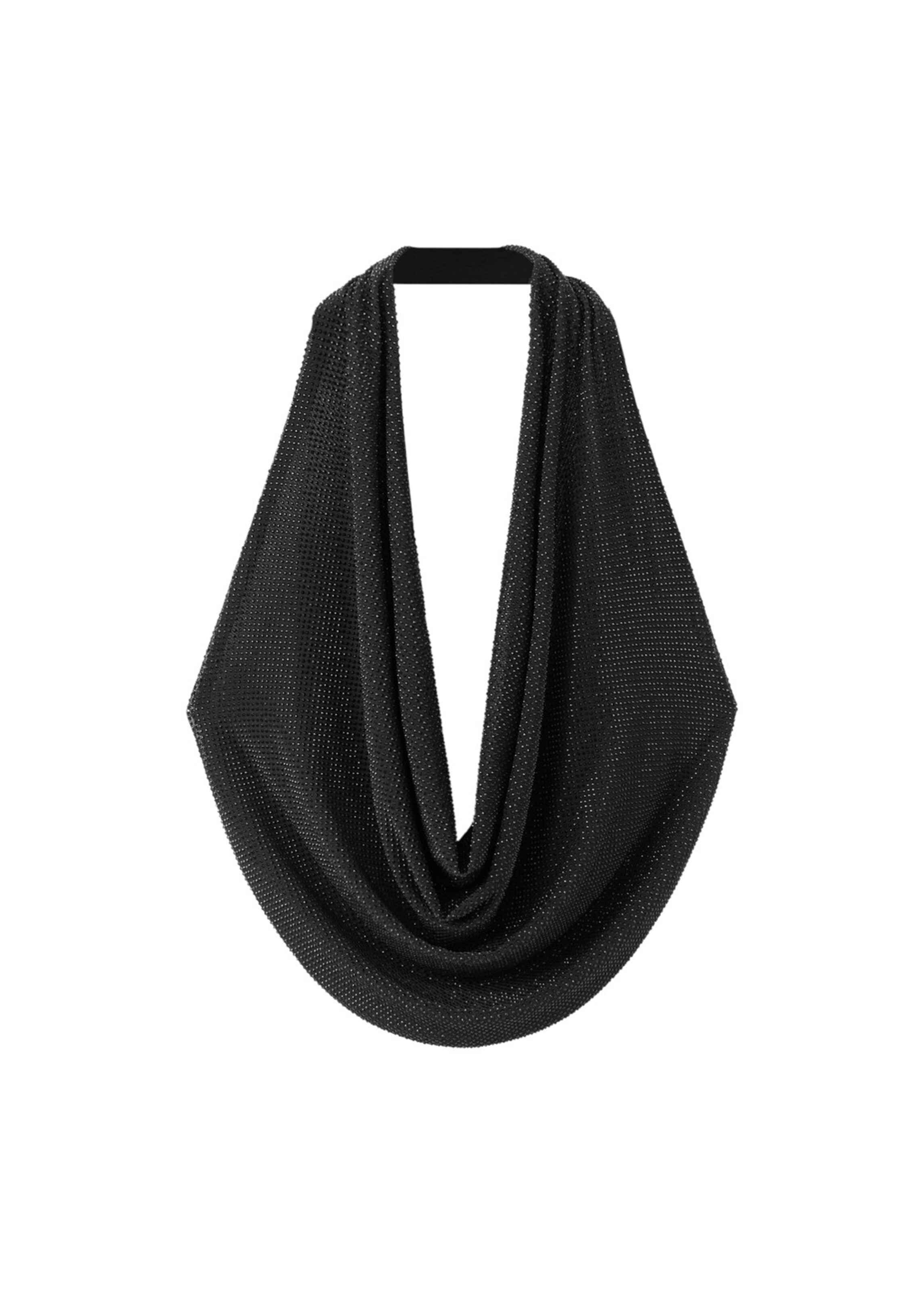 MANGO Top 'Jolie' in Schwarz: Vorderseite