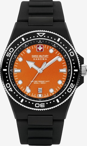 SWISS MILITARY HANOWA Analog watch 'Ocean Pioneer' in Black: front