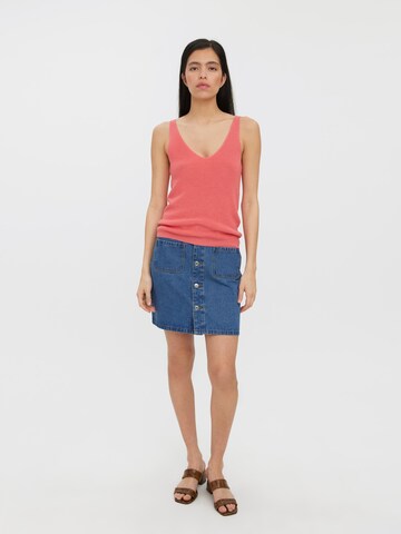VERO MODA Stricktop 'VMNew Lex Sun' in Pink: Vorderseite