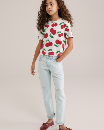 WE Fashion T-Shirt in Weiß