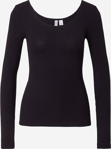 Maglietta 'KITTE' di PIECES in nero: frontale