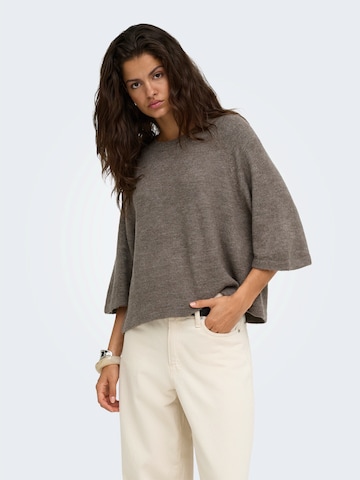 JDY Pullover 'JDYELANORA' in Braun: Vorderseite