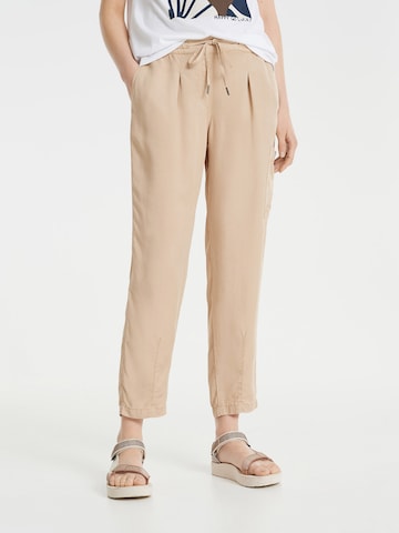 OPUS - regular Pantalón plisado 'Madena' en beige: frente