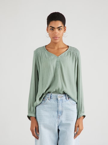 s.Oliver Blouse in Groen: voorkant