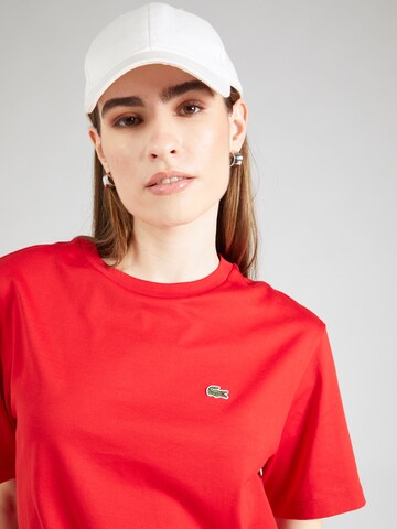 T-shirt LACOSTE en rouge