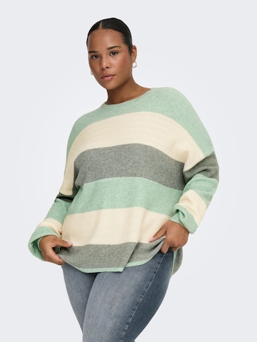 ONLY Carmakoma Pullover 'Caratia' i grøn: forside