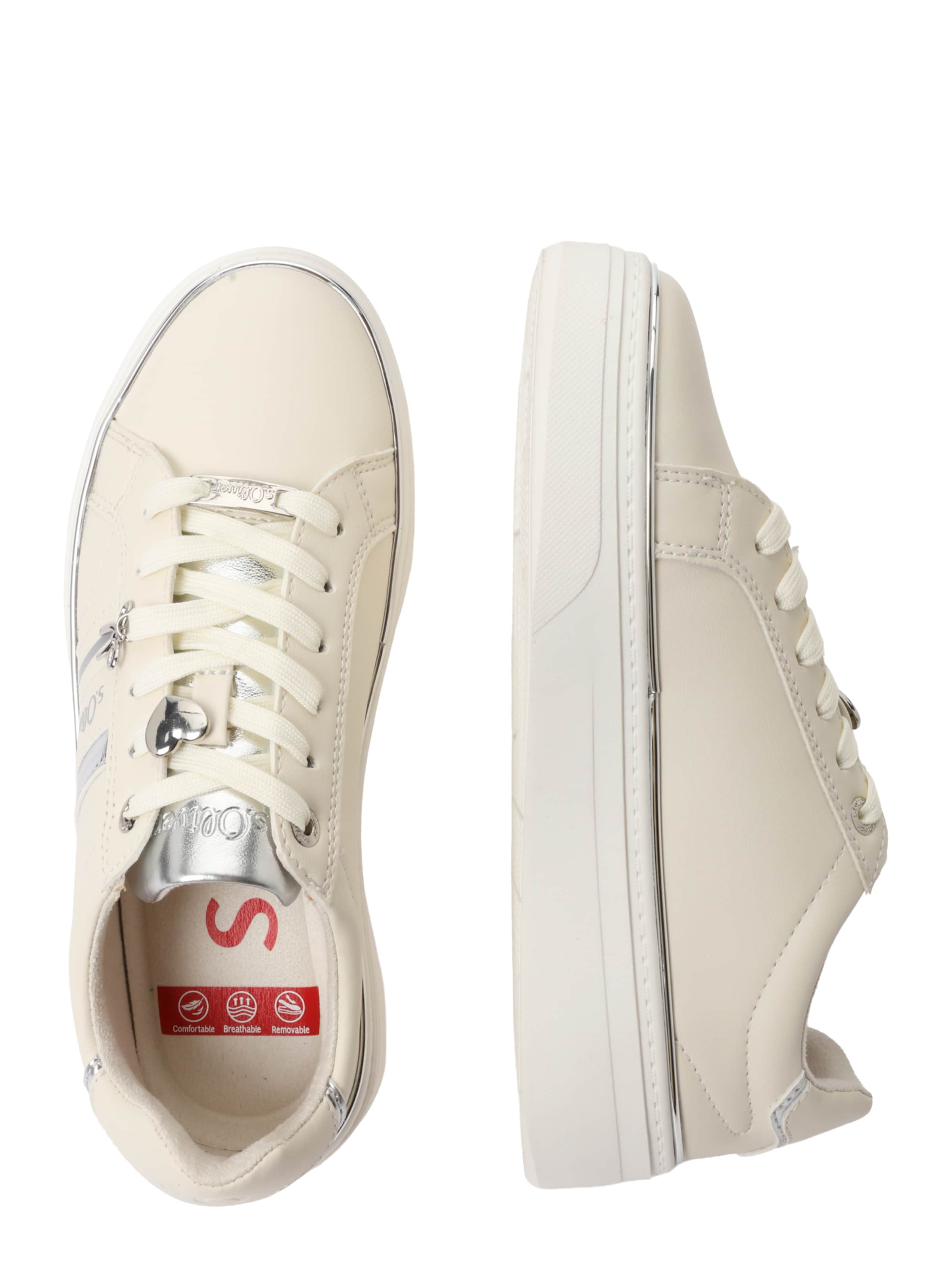 s.Oliver Sneaker low i beige