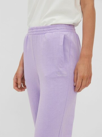 VERO MODA Tapered Trousers 'Ibi' in Purple