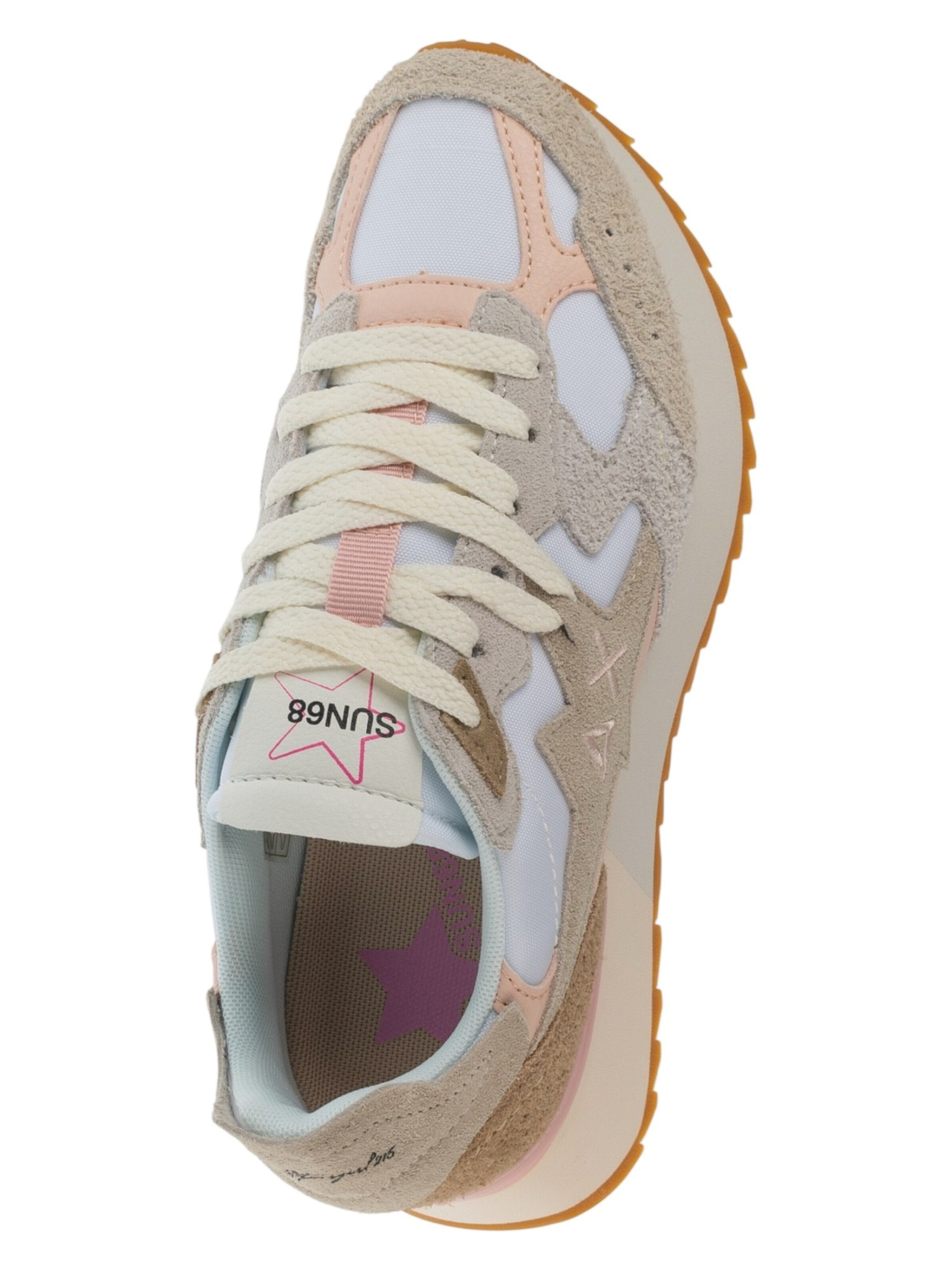 SUN68 Sneakers laag 'SUN68 Stargirl Multicolor Option' in Wit