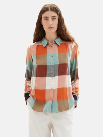 TOM TAILOR Blouse in Mixed colors: front