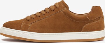 Kazar Platform trainers in Brown: front