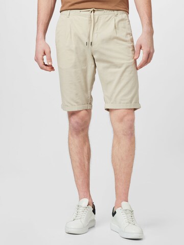 Lindbergh Regular Shorts in Grau: Vorderseite