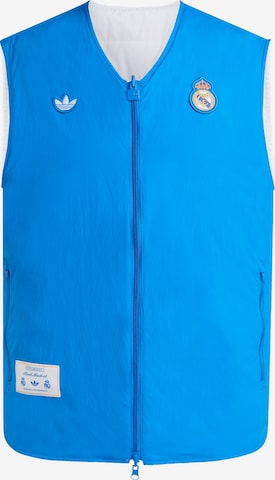 Gilet 'Real Madrid Terrace Icons' ADIDAS ORIGINALS en bleu : devant